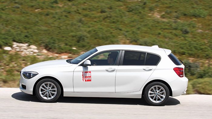 Εξαιρετική στα οδικά και οδηγικά της χαρακτηριστικά παραμένει ακόμη και η «βασική» πετρελαιοκίνητη BMW Σειρά 1.